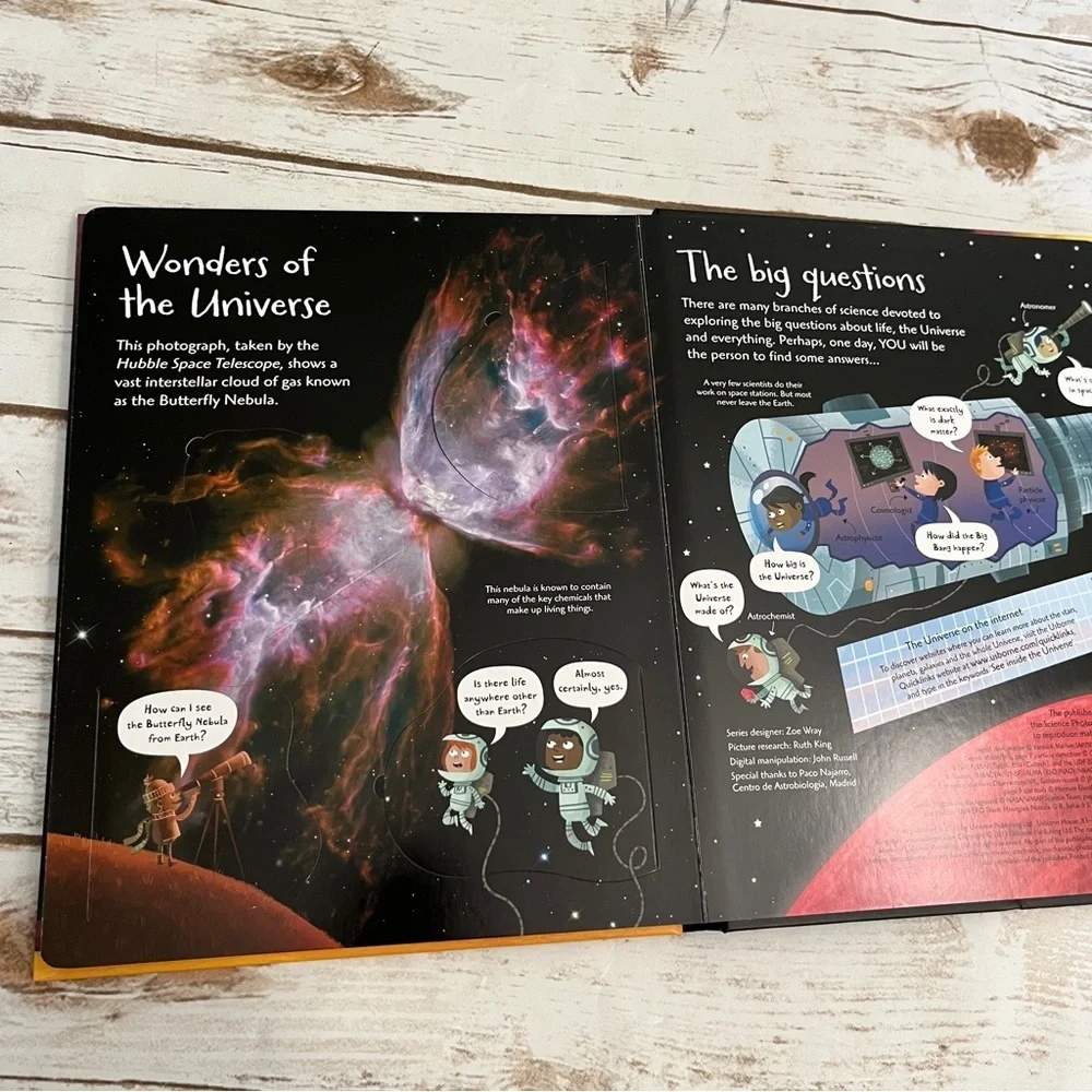Usborne Flap‎ Book See Inside the Universe Book hardcover